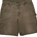 Carhartt Cargo Carpenter Shorts - 36W 10L Brown Cotton