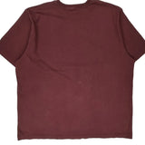 Carhartt T-Shirt - 2XL Burgundy Cotton
