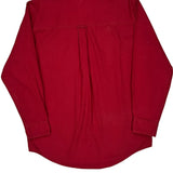 Chaps Ralph Lauren Shirt - Medium Red Cotton Blend
