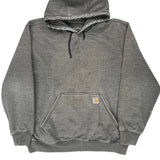 Carhartt Hoodie - XL Grey Cotton
