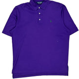 Polo By Ralph Lauren Polo Shirt - Large Purple Cotton