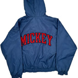 Mickey Mouse Disney Jacket - Large Blue Nylon