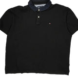 Tommy Hilfiger Polo Shirt - 2XL Black Cotton