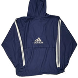 Adidas Windbreaker - XL Navy Polyester