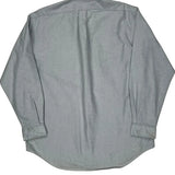 Blake Ralph Lauren Shirt - Large Gray Cotton