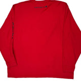 Carhartt Long Sleeve T-Shirt - 2XL Red Cotton