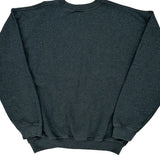 Gildan College Sweatshirt - Medium Grey Cotton Blend