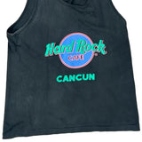 Hard Rock Cafe Single Stitch Vest - Small Black Cotton