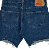 Levis Denim Shorts - 36W 9L Blue Cotton
