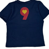 Mia Heart, Age 7-8 Nike Graphic T-Shirt - Small Blue Cotton