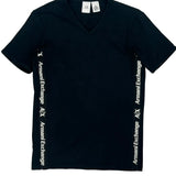 Armani Exchange T-Shirt - Small Black Cotton Blend