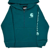 Age 2 Carhartt Hoodie - 2XS Green Cotton