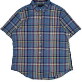 Ralph Lauren Checked Short Sleeve Shirt - XL Multicoloured Cotton