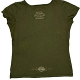 Gainesville Harley Davidson Harley Davidson Graphic T-Shirt - Small Green Cotton