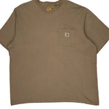 Carhartt T-Shirt - 2XL Beige Cotton