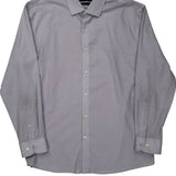 Thflex Supima Tommy Hilfiger Slim Fit Shirt - XL Purple Cotton