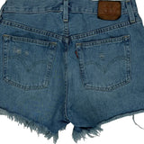 Levis Denim Shorts - 29W UK 10 Light Wash Denim