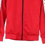 Age 10-12 Kappa Track Jacket - Small Red Polyester