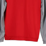 Age 11-12 Adidas 1/4 Zip - Medium Block Colour Polyester