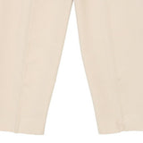Canda Trousers - 30W UK 12 Cream Cotton