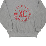 Vilonia Cross Country Unbranded Graphic Sweatshirt - Large Grey Cotton Blend