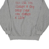 Vilonia Cross Country Unbranded Graphic Sweatshirt - Large Grey Cotton Blend