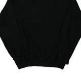 Gildan Graphic Sweatshirt - Medium Black Cotton Blend