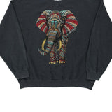 Riot Society Graphic Sweatshirt - XL Grey Cotton Blend