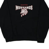 Morton Mustangs Unbranded Graphic Sweatshirt - Small Black Cotton Blend