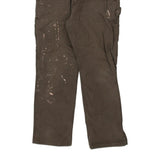 Carhartt Carpenter Trousers - 34W 30L Khaki Cotton
