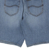 Lee Denim Shorts - 28W UK 8 Blue Cotton