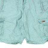 Napapijri Cargo Shorts - 41W 13L Blue Cotton