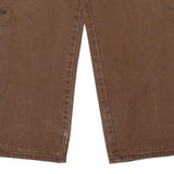 Dickies Carpenter Trousers - 38W 30L Brown Cotton