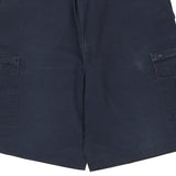 Dickies Cargo Shorts - 37W 11L Navy Cotton