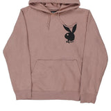 Playboy Pacsun Graphic Hoodie - Small Pink Cotton Blend