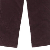 Calvin Klein Jeans Cord Trousers - 34W UK 12 Purple Cotton