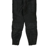 Biker Raberg Trousers - 32W UK 14 Black Leather
