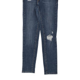 710 Levis Skinny Jeans - 26W UK 4 Blue Cotton