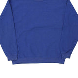 Blank Fruit Of The Loom Sweatshirt - Large Blue Cotton Blend