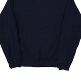 Blank Fruit Of The Loom Sweatshirt - Medium Navy Cotton Blend