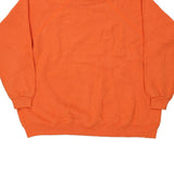 Made in USA Blank Hanes Sweatshirt - XL Orange Cotton Blend