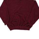 Blank Bike Sweatshirt - XL Burgundy Cotton Blend