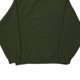 Blank Jerzees Sweatshirt - Large Khaki Cotton Blend