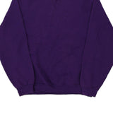 Blank Fruit Of The Loom Sweatshirt - Medium Purple Cotton Blend