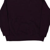 Blank Fruit Of The Loom Sweatshirt - XL Purple Cotton Blend