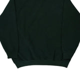 Blank Unbranded Sweatshirt - Medium Green Cotton Blend
