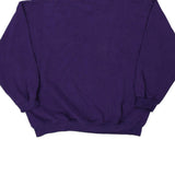 Blank Hunt Club Sweatshirt - Large Purple Cotton Blend