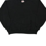 Blank Hanes Sweatshirt - XL Black Cotton Blend