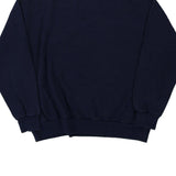Blank Needle Works Sweatshirt - Medium Navy Cotton Blend