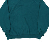 Blank Hanes Sweatshirt - XL Blue Cotton Blend